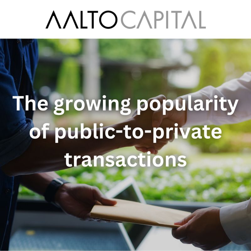 The Growing Popularity of Public-to-Private Transactions