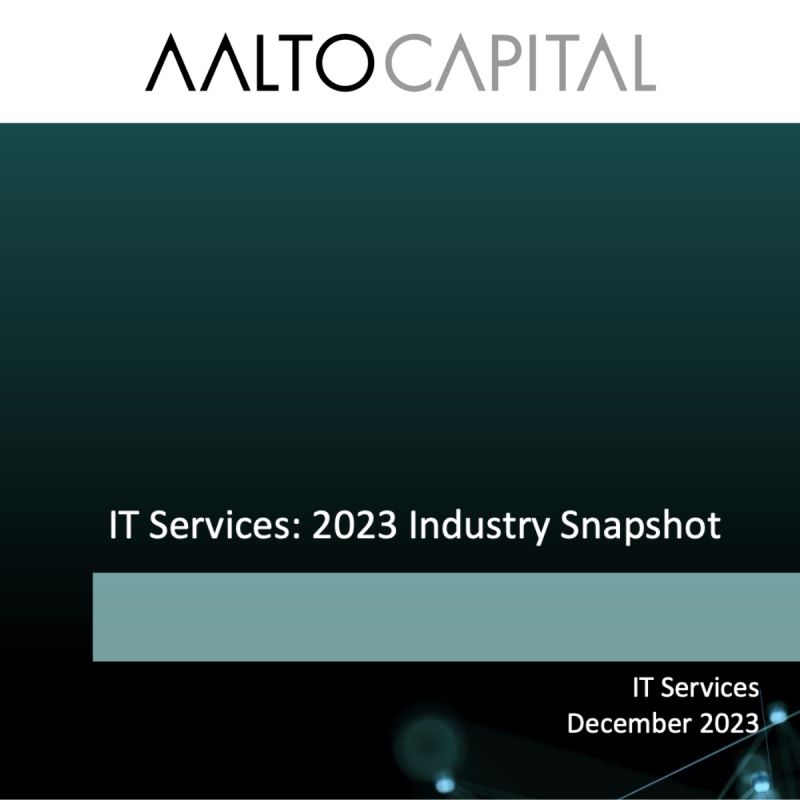 It Services: 2023 Industry Snapshot