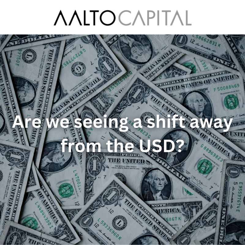Are We Seeing a Shift Away From the USD?