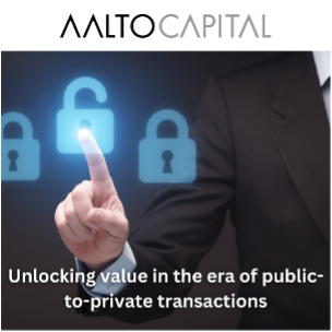 Unlocking value in the era of public-to-private transactions