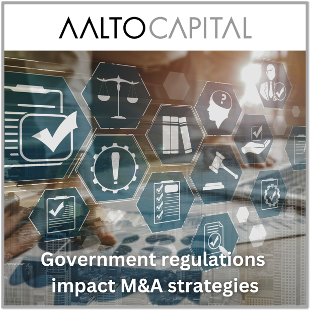 Government regulations impact M&A strategies
