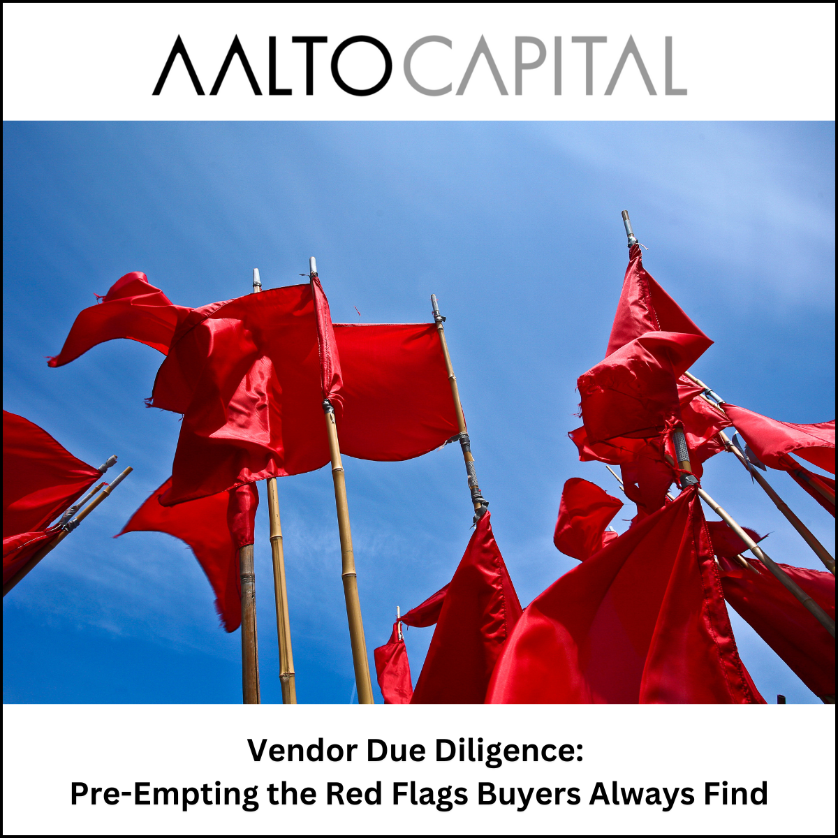 Vendor Due Diligence: Pre-Empting the Red Flags Buyers Always Find